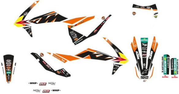 Kit Grafice Trophy Husa Sa Inclusa Ktm EXC/EXC-F/SX/SX-F