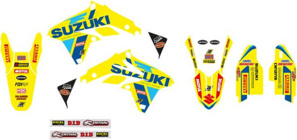 Kit Grafice Replica Team Suzuki Ksrt Husa Sa Inclusa Suzuki RM-Z 450