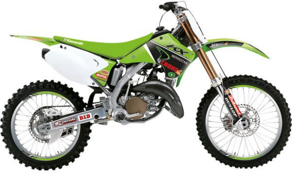 Kit Grafice Husa Sa Inclusa Replica Team Kawasaki KX 250/KX 125 M