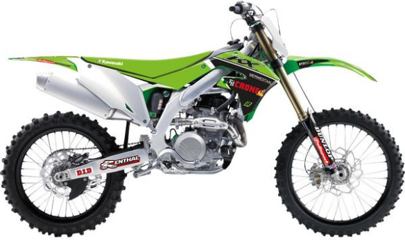 Kit Grafice Husa Sa Inclusa Replica Team Kawasaki KX 450 F/KX 250 X