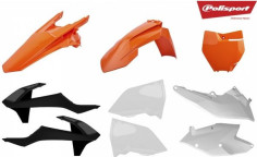 Kit Plastice KTM EXC/EXC-F/XC/250/350/450 Black/Orange/White 90884
