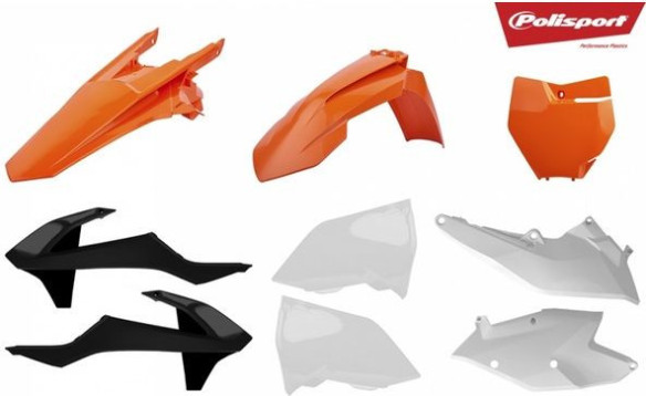 Kit Plastice KTM EXC/EXC-F/XC/250/350/450 Black/Orange/White 90884