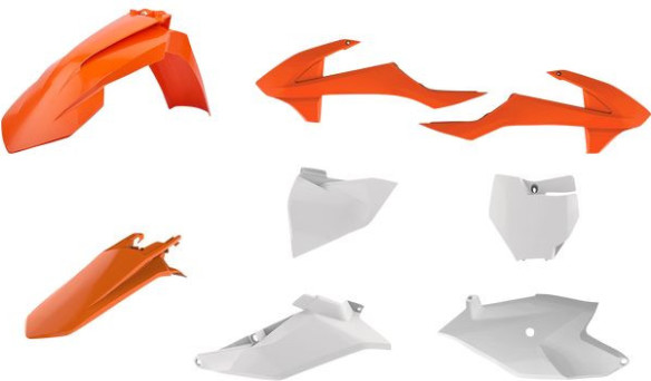 Kit Plastice KTM SX/85 Orange/White 90760