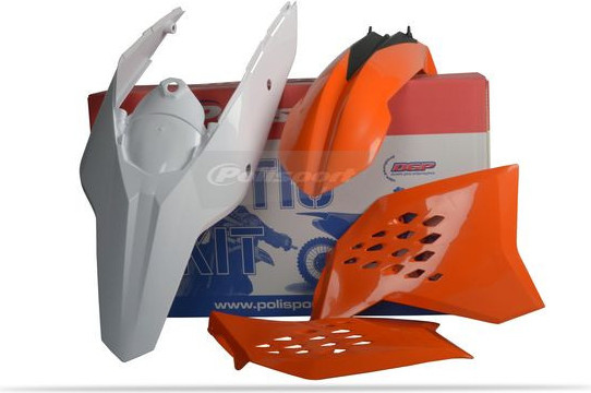Kit Plastice KTM EXC/EXC-F/XC/250/350/450 Black/Orange/White 90853