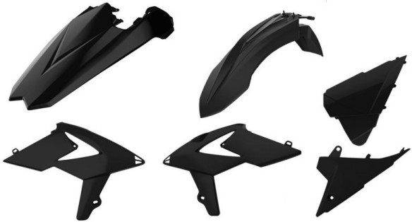 Kit Plastice Beta RR 125/250/300 Black 90777