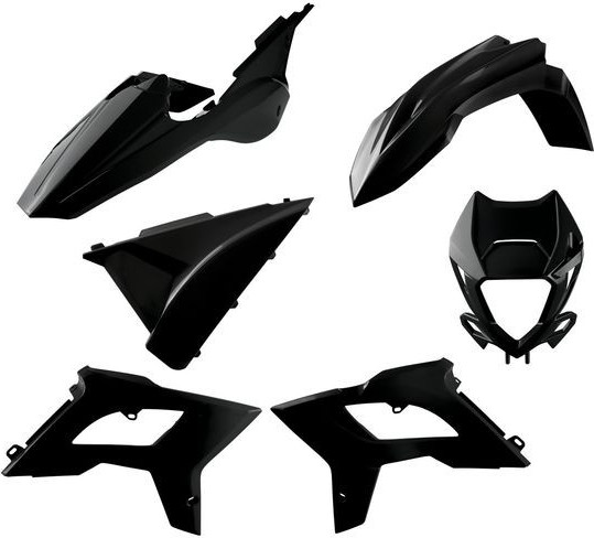 Kit Plastice Beta RR 125/250/300 Black 91077