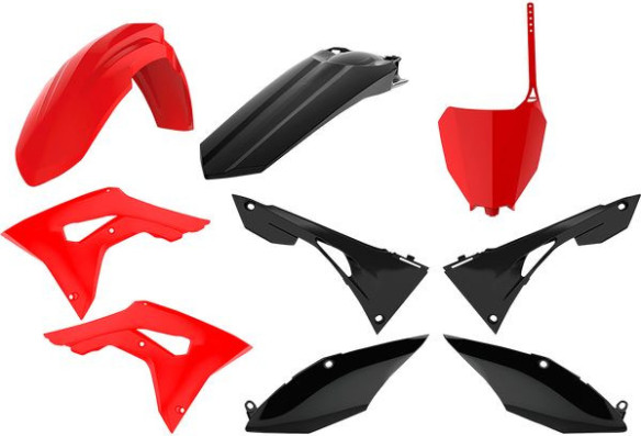 Kit Plastice Honda CRF 250 R/CRF 450 R Black/Red 90833