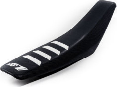 Husa Sa Ribbed Black/White KTM EXC 300/HQV TE/TC 300/GAS EC 300