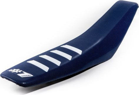 Husa Sa Ribbed Dark Blue/White KTM EXC 300/HQV TE/TC 300/GAS EC 300