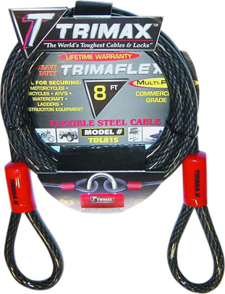 Antifurt Moto Trimaflex Max Security Braided Black TQ2072