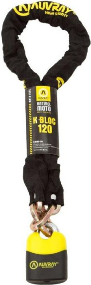 Antifurt Moto K B Black/Yellow KBL120ART10