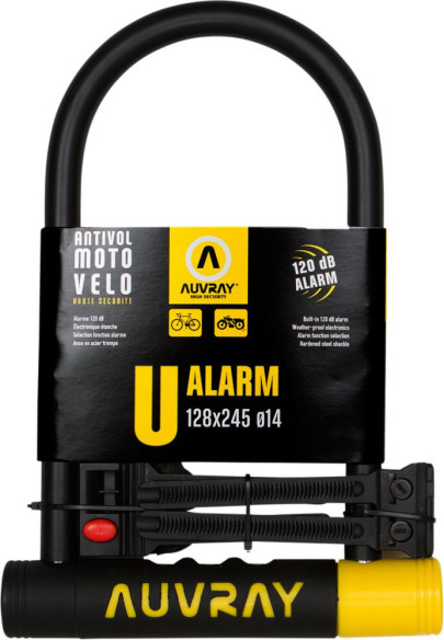 Antifurt Moto U- Alarm Black/Yellow UA128245AUV