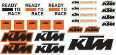 Sticker sheet KTM