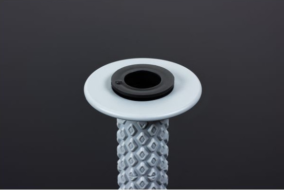 Mansoane Enduro-MX Comfort Handlebar Grips Black, Gray