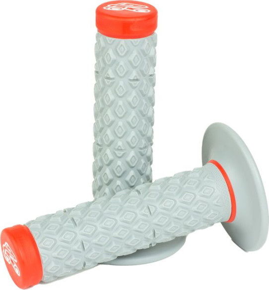Mansoane Enduro-MX Comfort Handlebar Grips Gray, Red