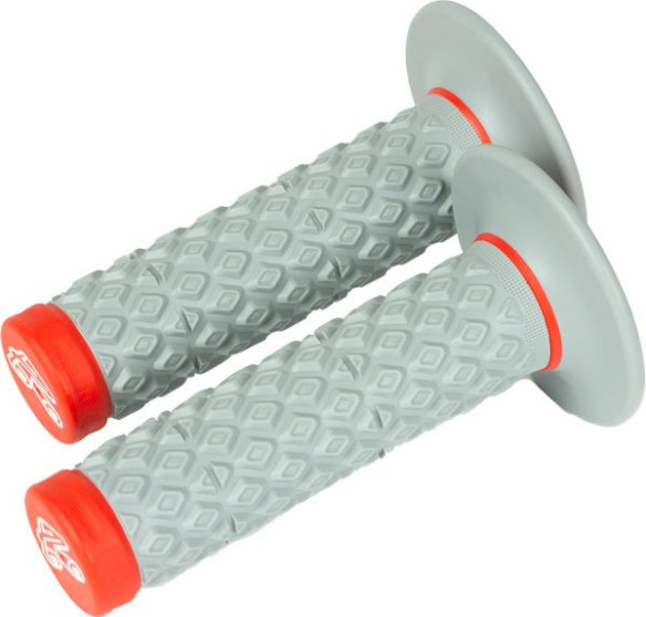 Mansoane Enduro-MX Comfort Handlebar Grips Gray, Red