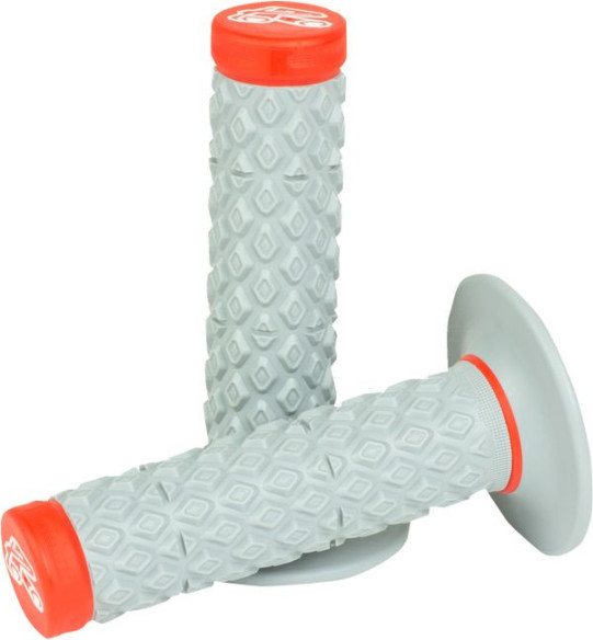Mansoane Enduro-MX Comfort Handlebar Grips Gray, Red