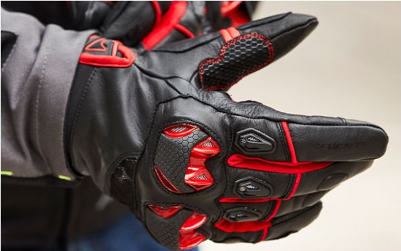 Manusi Moto Piele Racing/Naked SD-N47 Black/Red 24