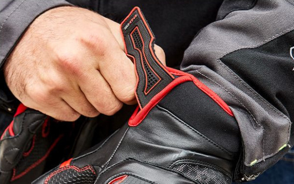 Manusi Moto Piele Racing/Naked SD-N47 Black/Red 24