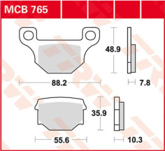 Placute Frana All Round Ceramic MCB765