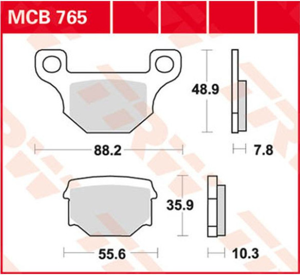 Placute Frana All Round Ceramic MCB765