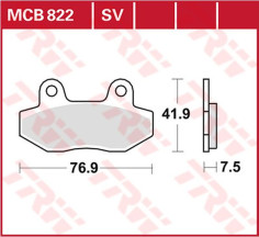 Placute Frana All Round Ceramic MCB822