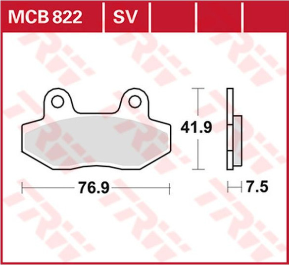 Placute Frana All Round Ceramic MCB822
