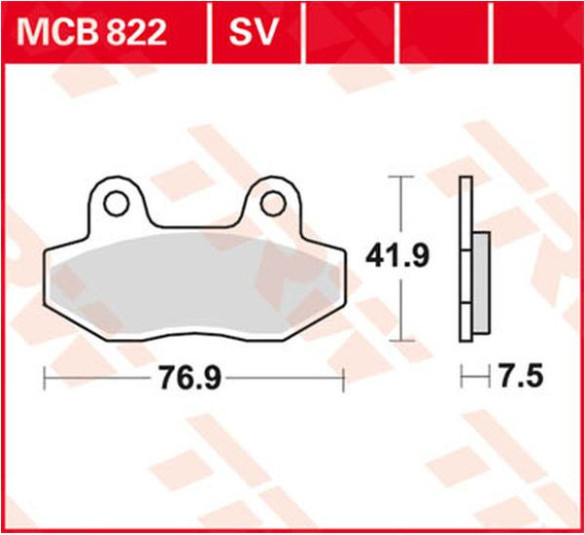 Placute Frana All Round Ceramic MCB822