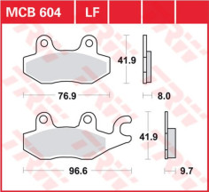 Placute Frana All Round Ceramic MCB604