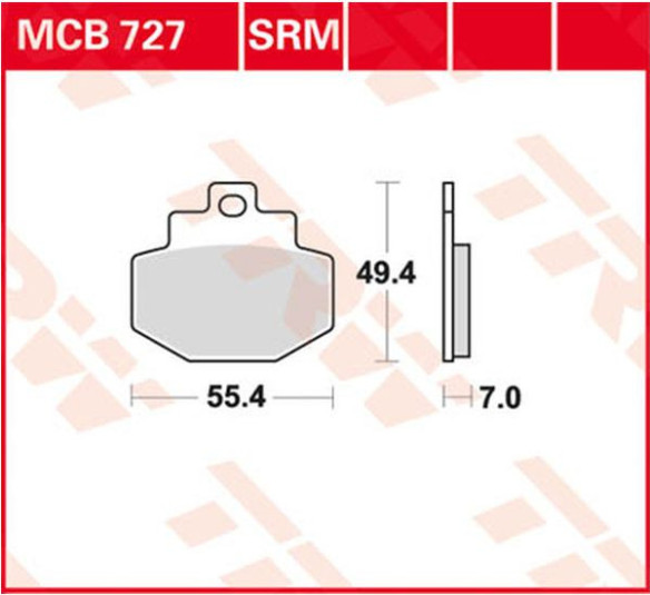 Placute Frana All Round Ceramic MCB727