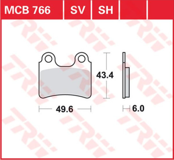 Placute Frana All Round Ceramic MCB766