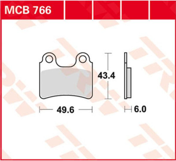 Placute Frana All Round Ceramic MCB766