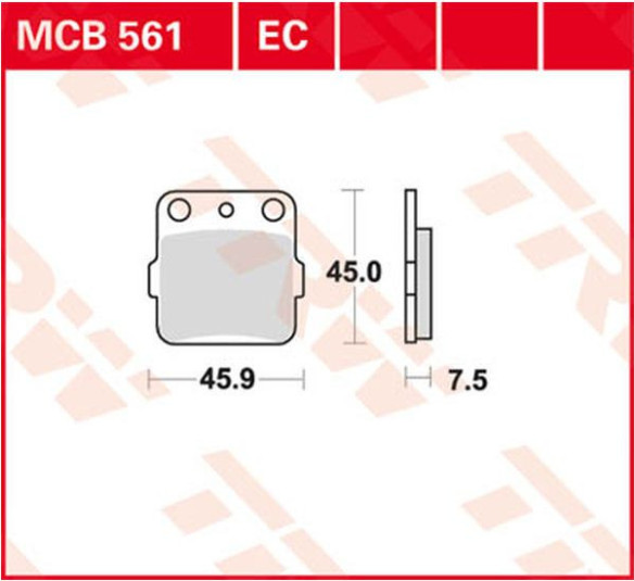 Placute Frana All Round Ceramic MCB561