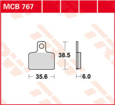 Placute Frana All Round Ceramic MCB767