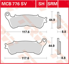 Placute Frana All Round Ceramic MCB776