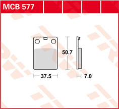 Placute Frana All Round Ceramic MCB577
