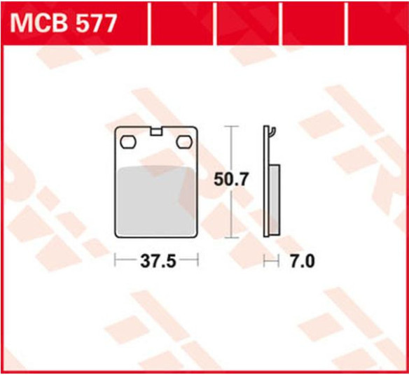 Placute Frana All Round Ceramic MCB577