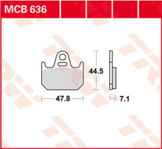 Placute Frana All Round Ceramic MCB636