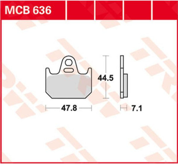 Placute Frana All Round Ceramic MCB636