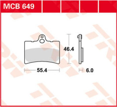 Placute Frana All Round Ceramic MCB649