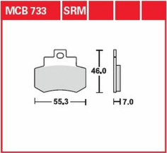 Placute Frana All Round Ceramic MCB733