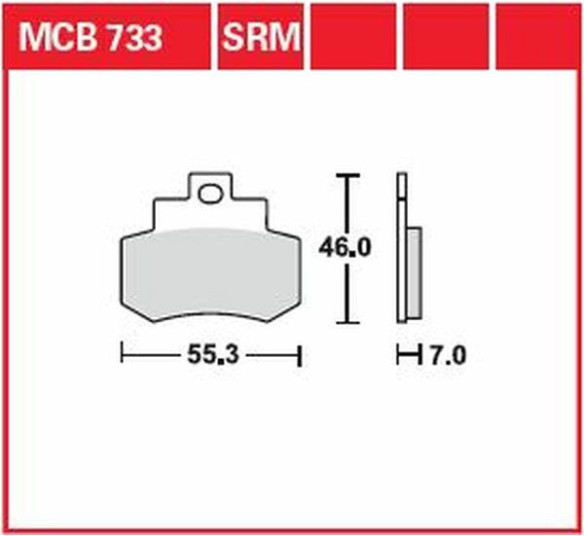 Placute Frana All Round Ceramic MCB733