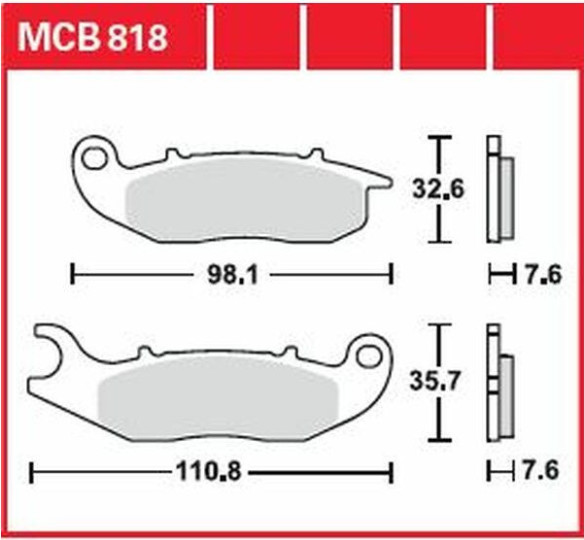Placute Frana All Round Ceramic MCB818