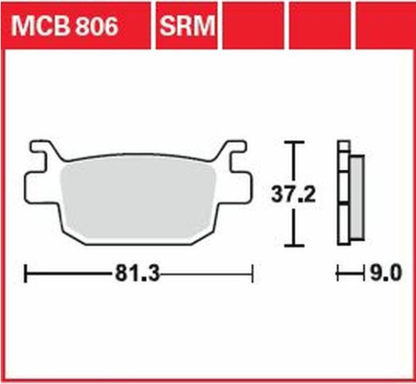 Placute Frana All Round Ceramic MCB806