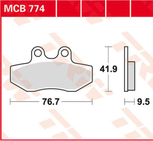 Placute Frana All Round Ceramic MCB774