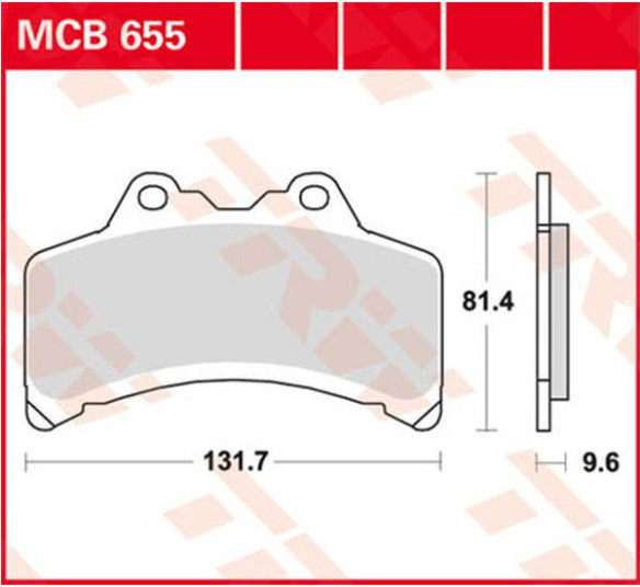 Placute Frana All Round Ceramic MCB655