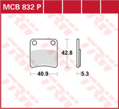 Placute Frana All Round Ceramic MCB832P