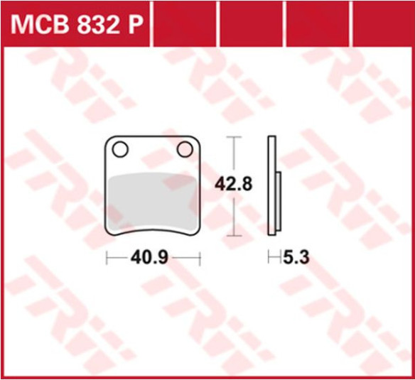 Placute Frana All Round Ceramic MCB832P