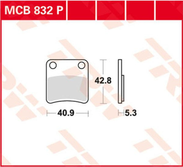 Placute Frana All Round Ceramic MCB832P