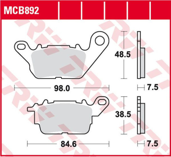 Placute Frana All Round Ceramic MCB892